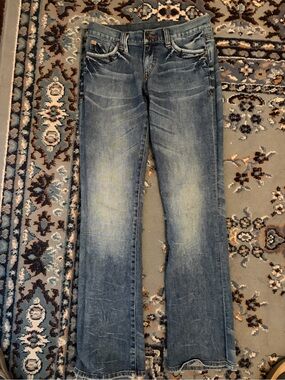 Armani Exchange Medium Blue Flare Jeans